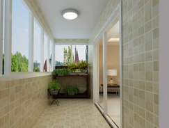 阳台保温层墙面贴瓷砖